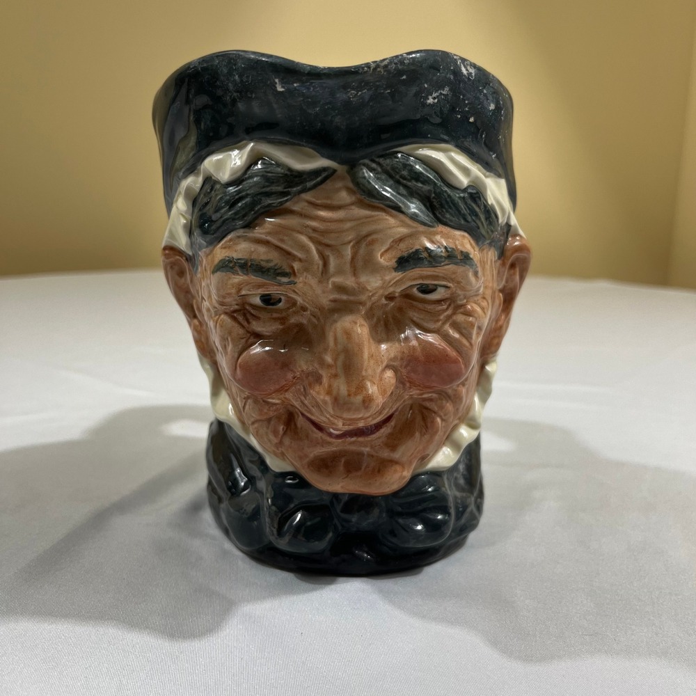 Royal Doulton Granny Character Jug Large Vintage Toby Mug
